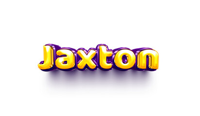 names of boys English helium balloon shiny celebration sticker 3d inflated Jaxton