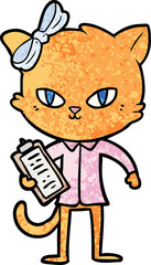cute cartoon cat