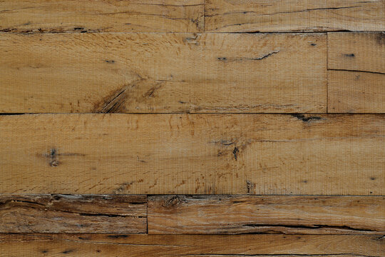 Old Wood Background With Beautiful Planks, Space For Text, No Person