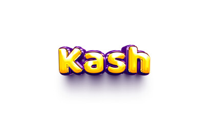 names of boys English helium balloon shiny celebration sticker 3d inflated Kash