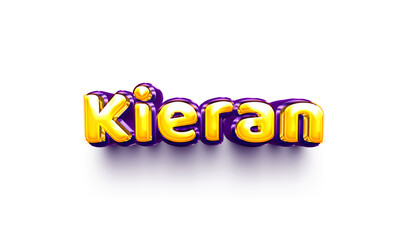 names of boys English helium balloon shiny celebration sticker 3d inflated Kieran