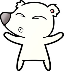 polar bear cartoon