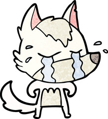 cartoon crying wolf