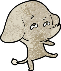 cartoon elephant remembering