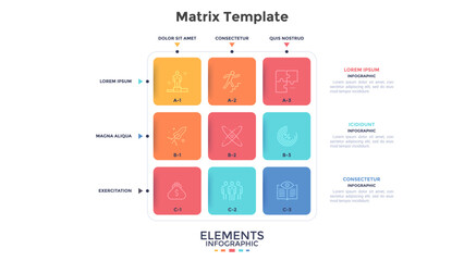 Modern Geometric Infographic Template
