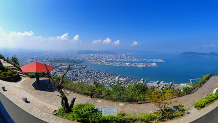 Naklejka premium 屋島山上獅子の霊巌やしまーる14