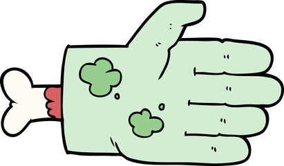 cartoon zombie hand