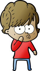 Obraz premium cartoon woman