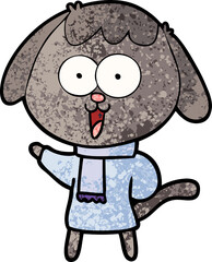 cute cartoon dog