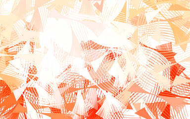 Light Red vector pattern with random forms.