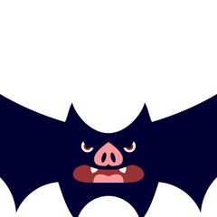 spooky halloween bat