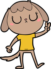 cute cartoon dog