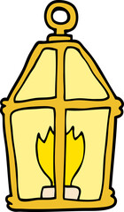 cartoon doodle lantern