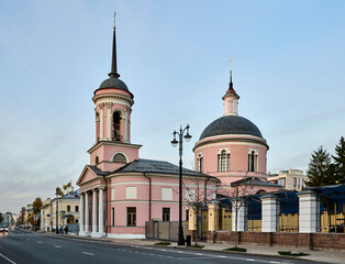 Naklejka premium Russia. Moscow. Church of the Iberian Icon of the Mother of God on Bolshaya Ordynka Street