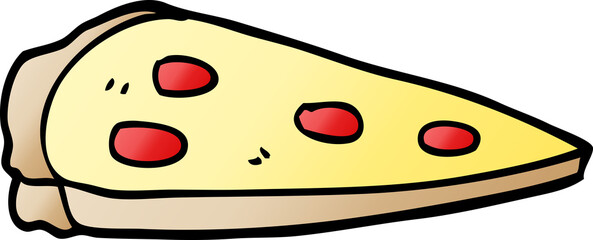 cartoon doodle pizza