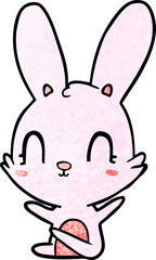cute cartoon rabbit