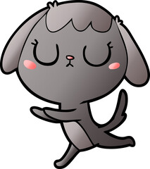 cute cartoon dog