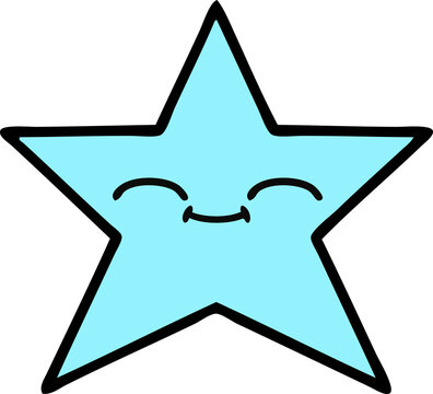 cute cartoon of a star fish