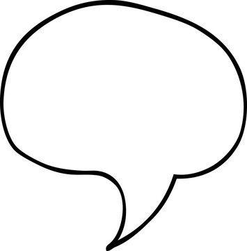recommend clip art: line drawing cartoon speech bubble