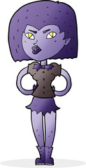 cartoon vampire girl