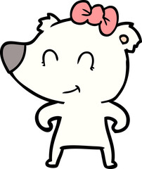 polar bear cartoon