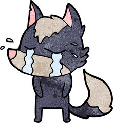 cartoon crying wolf