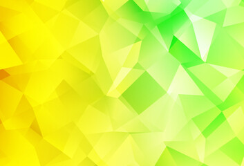 Light Green, Red vector abstract mosaic backdrop.