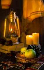 still life with candle