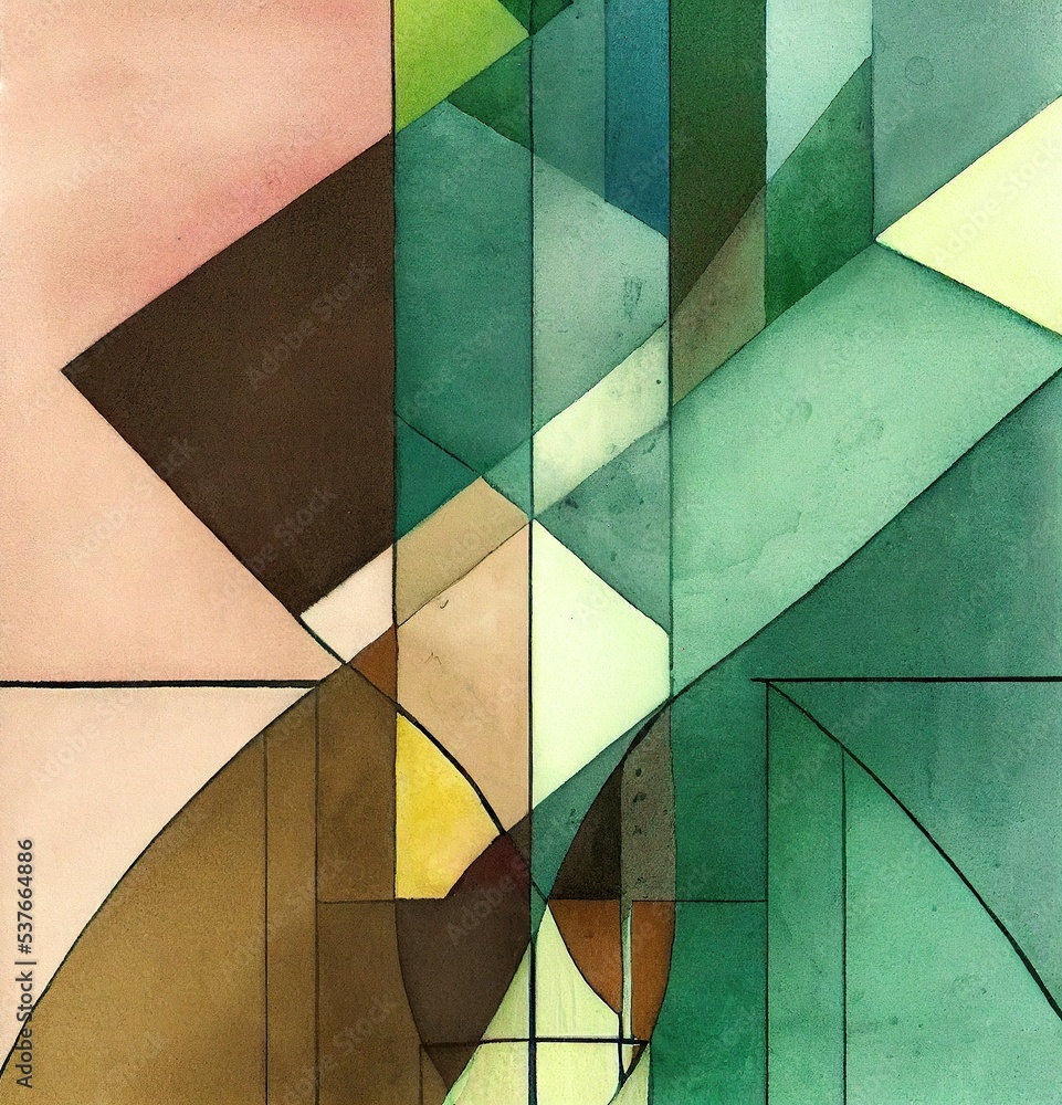 Aufkleber abstract background geometric illustration shapes textured wallpaper pattern geometry art style digi