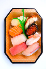 Japanese Sushi on a plate