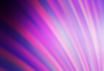 Light Purple, Pink vector blurred shine abstract template.