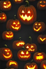 It's Halloween, and these pumpkins are looking pretty scary!