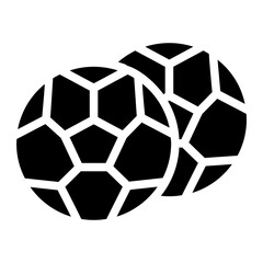 Fototapeta premium football glyph icon