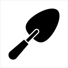 Trowel icon. Vector concept illustration for design. vector illustration on white background.