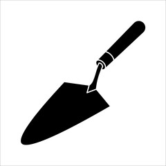 Trowel icon. Vector concept illustration for design. vector illustration on white background.