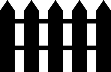 Fence Icon Vector Illustration Design on white background