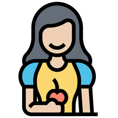 Obraz premium Maiden icon