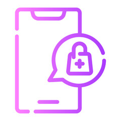 online order gradient icon