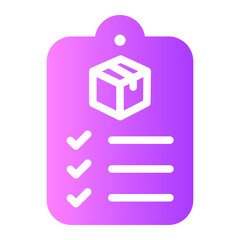 cheklist gradient icon