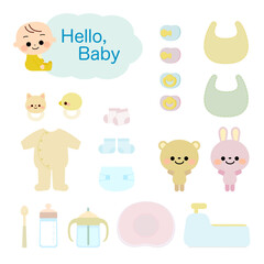 赤ちゃんの子育てアイテムセット