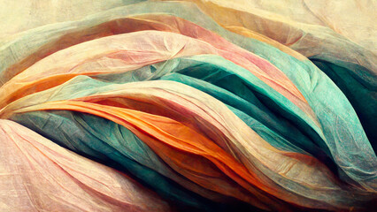 Abstract twirling pastel colors, background wallpaper	