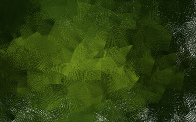 Dark Green vector background with wry lines.