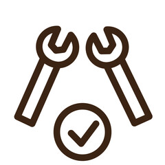 tools constructions outline icon