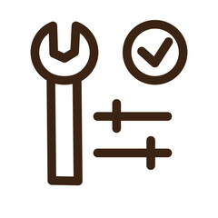 tools constructions outline icon