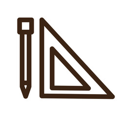 building construction outline icon