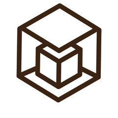 modeling drawing outline icon