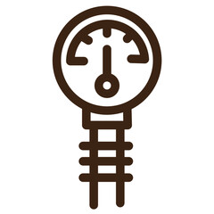 needle pressure tools utensils outline icon