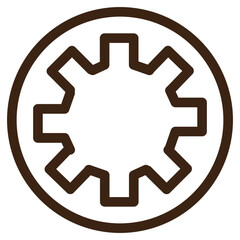 bethesda gear service setting tool outline icon