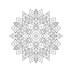 Mandala. Abstract illustration. Ornament for decor, cards etc.
