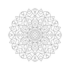 Mandala. Abstract illustration. Ornament for decor, cards etc.